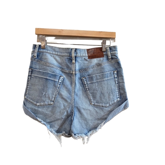 One X Oneteaspoon Lovers Denim Shorts Women's 27‎ Button Fly - Picture 2 of 10